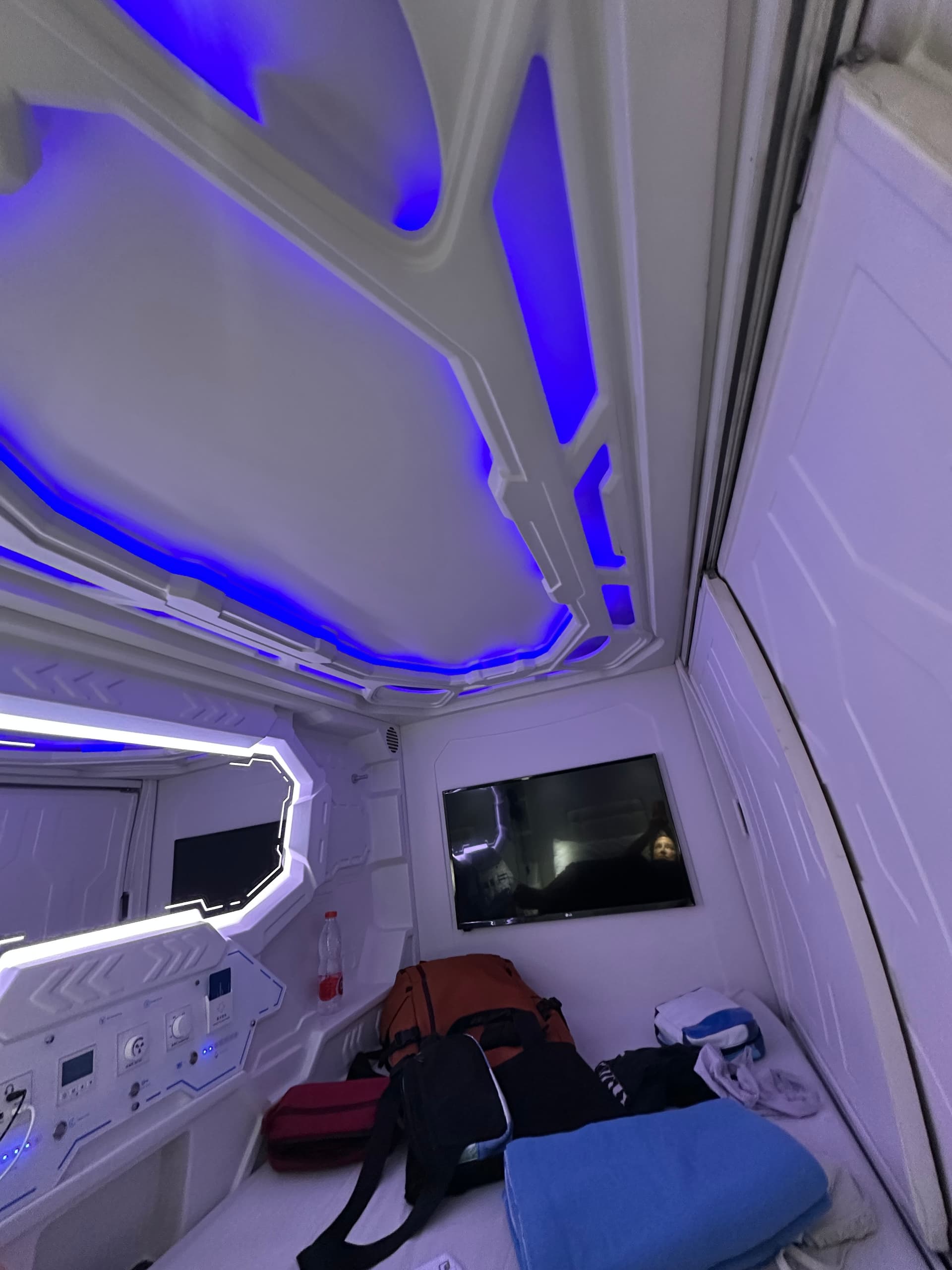 Capsule hotel bed