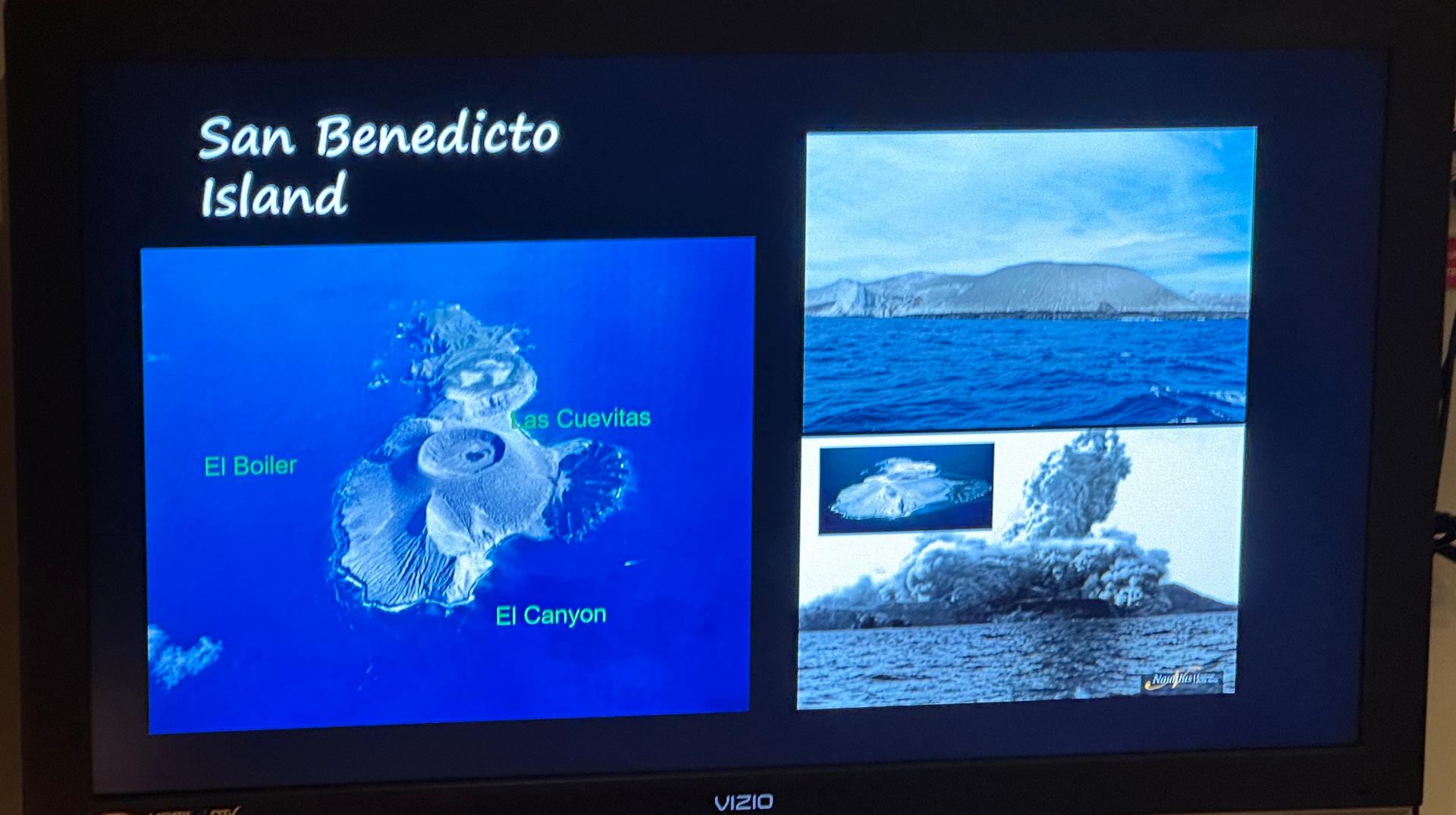 slide of san benedicto island